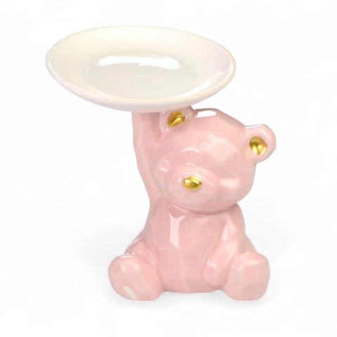 ORSETTO ROSA CON PIATTINO